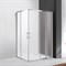 Душевой уголок Cezares Molveno AH-21 120х90 MOLVENO-AH-21-90+30-C-Cr-IV профиль Хром стекло прозрачное MOLVENO-AH-21-90+30-C-Cr-IV