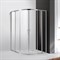 Душевой уголок Cezares Molveno R-22 110х110 MOLVENO-R-22-80+30-C-Cr-IV профиль Хром стекло прозрачное MOLVENO-R-22-80+30-C-Cr-IV