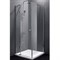 Душевой уголок Cezares Verona A-1 100x100 VERONA-W-A-1-100-P-Cr-L профиль Хром стекло рифленое VERONA-W-A-1-100-P-Cr-L - фото 460786