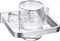Стакан для зубных щеток Cezares Maxima CZR-F-8920 Хром CZR-F-8920 - фото 463090