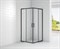 Душевой уголок Cezares Eco 90x90 ECO-O-A-2 профиль Черный стекло прозрачное ECO-O-A-2-90-C-NERO - фото 465531