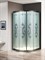 Душевой уголок Cezares Giubileo R2 90x90 GIUBILEO-R-2-90-SCORREVOLE-CP-G профиль Золото стекло прозрачное с матовым рисунком GIUBILEO-R-2-90-SCORREVOLE-CP-G - фото 465729