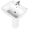 Раковина BelBagno Lago 57 BB128L Белая BB128L