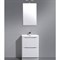Тумба под раковину BelBagno Ancona-N 60 ANCONA-N-600-2C-PIA-BL Bianco lucido ANCONA-N-600-2C-PIA-BL