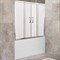 Шторка на ванну BelBagno Unique 180 UNIQUE-VF-2-150/180-140-M-Cr профиль Хром стекло матовое UNIQUE-VF-2-150/180-140-M-Cr - фото 467069