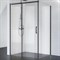 Душевой уголок BelBagno Acqua 150х90 ACQUA-AH-1-150/90-C-NERO профиль Черный стекло прозрачное ACQUA-AH-1-150/90-C-NERO - фото 467370