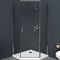 Душевой уголок BelBagno Uno 90х90 UNO-195-P-1-90-C-Cr профиль Хром стекло прозрачное UNO-195-P-1-90-C-Cr - фото 467394