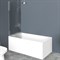 Шторка на ванну BelBagno UNO-V-1-80/150-P-Cr профиль Хром стекло рифленое UNO-V-1-80/150-P-Cr - фото 469394