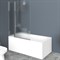 Шторка на ванну BelBagno UNO-V-11-90/150-P-Cr профиль Хром стекло рифленое UNO-V-11-90/150-P-Cr - фото 469429