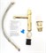 Смеситель для раковины BelBagno Uno UNO-LVM-ORO Золото UNO-LVM-ORO