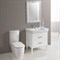 Тумба под раковину BelBagno Prado 80 резные ручки Bianco Laccato Lucido PRADO-800-2C-PIA2-BL - фото 471467