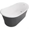 Акриловая ванна BelBagno BB32-CF36 168х90 Серая BB32-CF36 - фото 471661