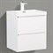 Тумба под раковину BelBagno Pietra Mini 50 PIETRA MINI-500-2C-SO-BL подвесная Bianco Lucido PIETRA MINI-500-2C-SO-BL - фото 471993