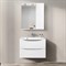 Зеркало со шкафом BelBagno MARINO-SPC-800/750-1A-BL-P-R 80 с подсветкой Bianco Lucido MARINO-SPC-800/750-1A-BL-P-R