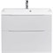 Тумба под раковину BelBagno Marino 70 MARINO-H60-700-2C-SO-BL-P подвесная Bianco Lucido MARINO-H60-700-2C-SO-BL-P - фото 472083
