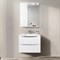 Зеркало со шкафом BelBagno MARINO-SPC-700/750-1A-BL-P-L 70 с подсветкой Bianco Lucido MARINO-SPC-700/750-1A-BL-P-L