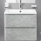 Тумба под раковину BelBagno ALBANO-600-2C-SO-CVG подвесная Cemento Verona Grigio ALBANO-600-2C-SO-CVG - фото 472599