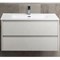 Тумба под раковину BelBagno Kraft 90 KRAFT-900-2C-SO-BO подвесная Bianco Opaco KRAFT-900-2C-SO-BO - фото 472779