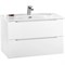 Тумба под раковину BelBagno ETNA 39-800/390-2C-SO-BL-P подвесная Bianco Lucido ETNA39-800/390-2C-SO-BL-P - фото 472872
