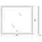 Зеркало BelBagno SPC-GRT-900-800-LED-TCH-WARM с подсветкой с подогревом с сенсорным выключателем SPC-GRT-900-800-LED-TCH-WARM