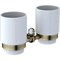 Стакан для зубных щеток Art&Max Antic Crystal AM-E-2688SJ двойной Бронза AM-E-2688SJ-Br - фото 473622
