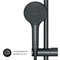 Душевая система AM.PM X-Joy F42885A14, Черная F42885A14