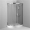 Душевой уголок AM.PM Like Solo Slide 120х80 W83G-302U120CT профиль, Хром глянцевый стекло прозрачное W83G-302U120CT