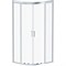 Душевой уголок Damixa Skyline 90x90 DX35WG-301-090MT профиль, Хром матовый стекло прозрачное DX35WG-301-090MT - фото 475072