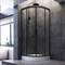 Душевой уголок AM.PM Gem 80х80 W90G-401-080BT профиль, Черный матовый стекло прозрачное W90G-401-080BT