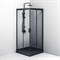 Душевой уголок AM.PM Gem 90х90 W90G-403-090BT профиль, Черный матовый стекло прозрачное W90G-403-090BT