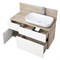 1A2441K2MIX40 Набор: 1A244101MIX40 Тумба-умывальник Мишель 100 Дуб Эндгрейн/ 1AX169WBXX000 Раковина Инфинити/ 1A253303MIX40 Керамогранит 1A2441K2MIX40
