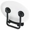 Сиденье для душа Ravak Ovo P II Opal/Black B8F0000057 Прозрачно-белое Черное B8F0000057