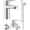 Комплект смесителей Grohe BauLoop 121827 Хром gr_121827 - фото 484151