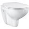 Унитаз Grohe Bau Ceramic 39351000 подвесной с сиденьем Микролифт gr_39351000 - фото 485631