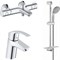Комплект смесителей Grohe Eurosmart 124422 Хром gr_124422 - фото 485649