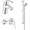 Комплект смесителей Grohe Eurosmart 123576 Хром gr_123576 - фото 485796