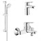 Комплект смесителей Grohe BauEdge 122271 Хром - фото 486099