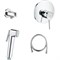 Гигиенический душ со смесителем Grohe BauClassic 124901 Хром gr_124901 - фото 487112