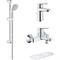 Комплект смесителей Grohe BauEdge 118389 Хром gr_118389 - фото 487129