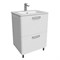 Тумба с раковиной Iddis  Brick белая,  60 см (BRI60WFi95K) BRI60WFi95K - фото 493356