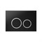 Клавиша смыва Iddis Unifix, черная (UNI03BCi77) UNI03BCi77 - фото 493606