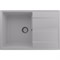 Мойка кухонная ULGRAN Quartz Prima 750-04, платина Prima 750-04 - фото 506392