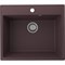 Мойка кухонная ULGRAN Quartz Forte 580-06, трюфель Forte 580-06 - фото 506476