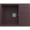Мойка кухонная ULGRAN Quartz Prima 650-06, трюфель Prima 650-06 - фото 506527
