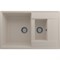 Мойка кухонная ULGRAN Quartz Prima 780 1,5 K-02, лен Prima 780 1,5 K-02 - фото 508675