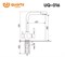 Cмеситель ULGRAN Quartz UQ-016-02, лен UQ-016-02