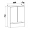 Шкаф навесной Runo  Парма 50 (00-00001052) run_00-00001052