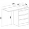 Тумба под раковину Runo  (под умывальник Гамма 120 лайт левое/ правое крыло + кронштейн) Орион 60 (УТ000003442) run_УТ000003442