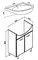Тумба под раковину Runo  (под умывальник Уют 60) Уют 60 (00000000067) run_00000000067