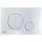 Клавиша смыва Alcaplast Thin M671 Хром глянцевая M671 - фото 512442